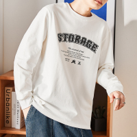 [2.5折价48元]唐狮春季新款长袖T恤男宽松显瘦圆领内搭打底衫休闲学生上衣潮C