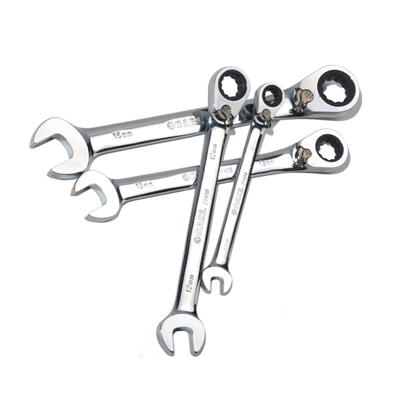 卡尔 开口梅花两用双向棘轮扳手高清大图