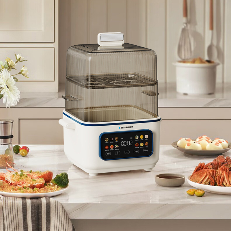 蓝宝(BLAUPUNKT)电蒸锅电炖锅 多功能锅家用电锅蒸包子锅燕窝炖盅 BP-ZDG15A高清大图