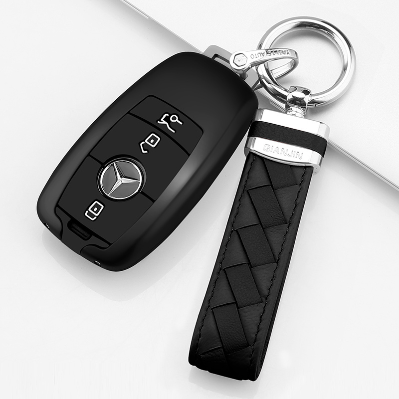 奔驰e300钥匙扣c260钥匙套e200glc260s350c300c200a180e350钥匙包传枫