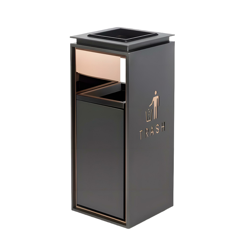 铭思达 不锈钢垃圾桶 1高清大图