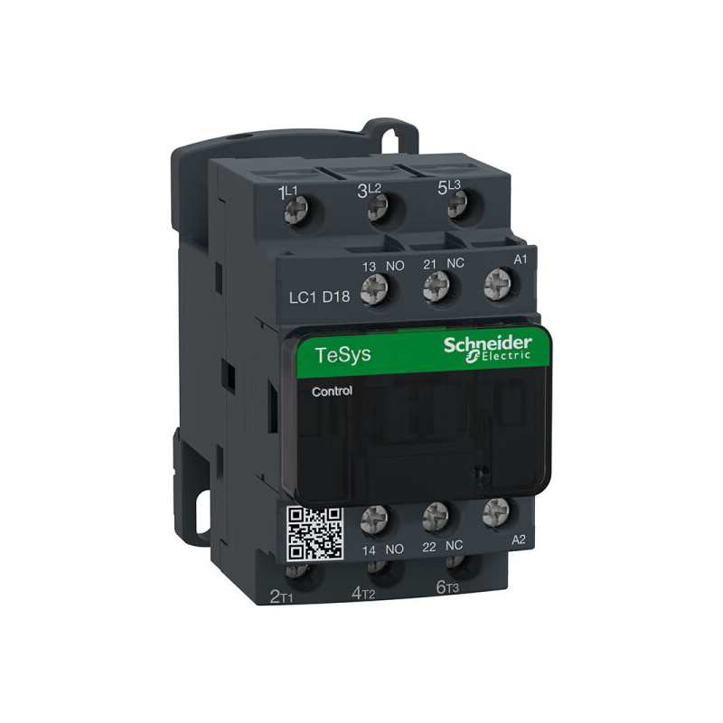 施耐德电气 TeSys D系列三极交流控制接触器,LC1D18M7C 18A,220V,三极 售卖规格:1个