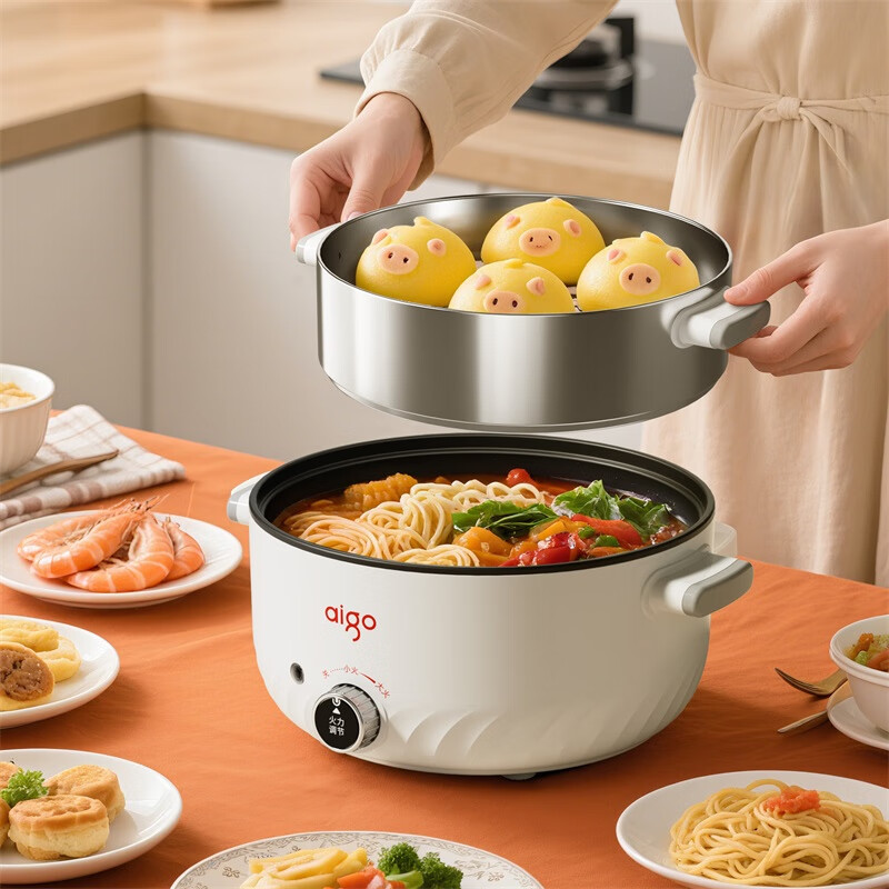 爱国者 家用多功能电热锅电火锅 ADZG-30M01(3L)高清大图