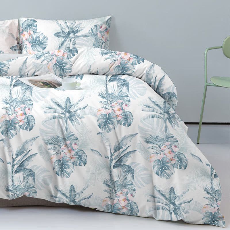 LOVO 新疆棉四件套 繁花若梦 LT-1001 被套 床单 枕套x2 (单位:套) 新老包装随机发货 混色图片