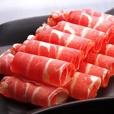 沛德 澳洲进口精选雪花肥牛片冷冻生鲜牛肉 150g 肥牛卷 火锅食材