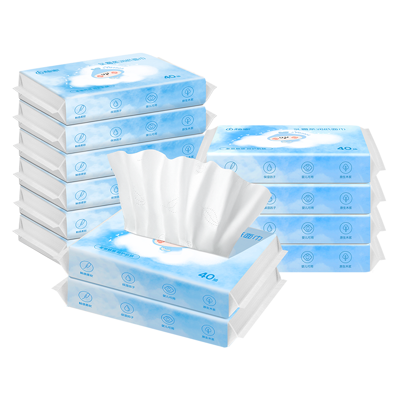 柚家保湿纸巾 随身装18636