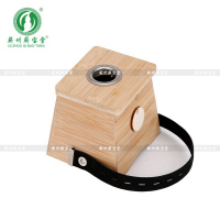 蕲宝堂 竹制单孔灸艾灸器艾灸仪家用艾炙艾灸盒艾灸工具随身灸蕲艾条蕲艾柱艾柱中医保健款非无烟加厚款