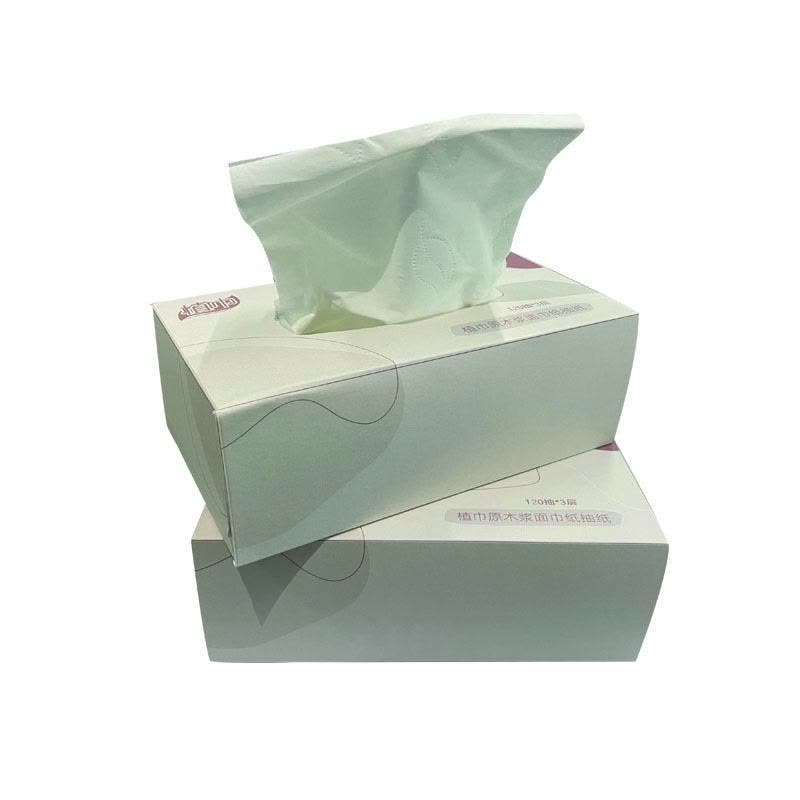 植巾(PLANTJIN)Y130 3层120抽/盒 面巾纸抽纸 8盒/箱(计价单位:箱)图片