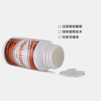 [拯救睡眠]健安喜(GNC) 瓶装褪黑素睡眠片 3毫克 60片 膳食营养补充剂