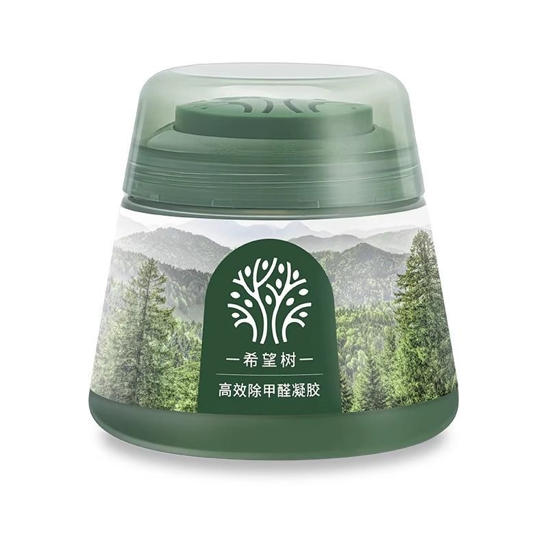 希望树小绿罐除甲醛高效除醛果冻凝胶净化室内除醛除味5绿罐5喷剂2测卡