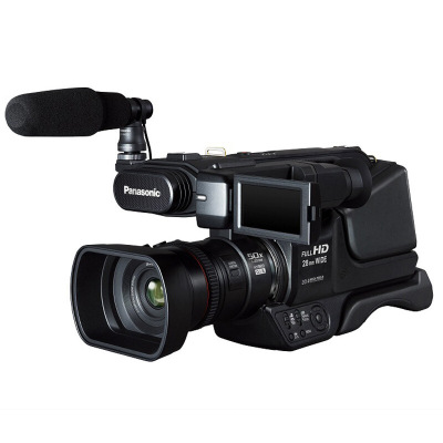 松下(Panasonic) HC-MDH2GK肩扛式高清摄像机 松下MDH2 专业摄像机 5轴光学防抖 21倍光学变焦