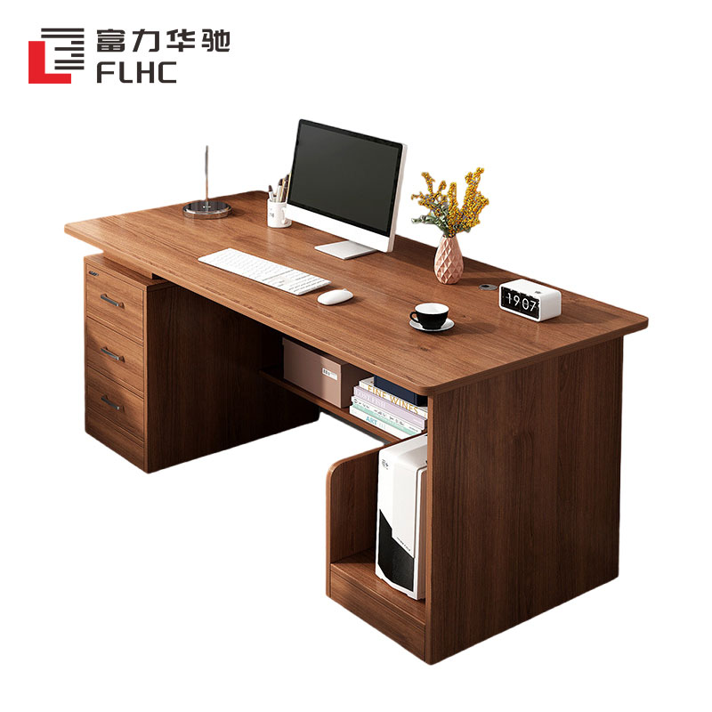 富力华驰 办公桌 140*60*75cm张高清大图