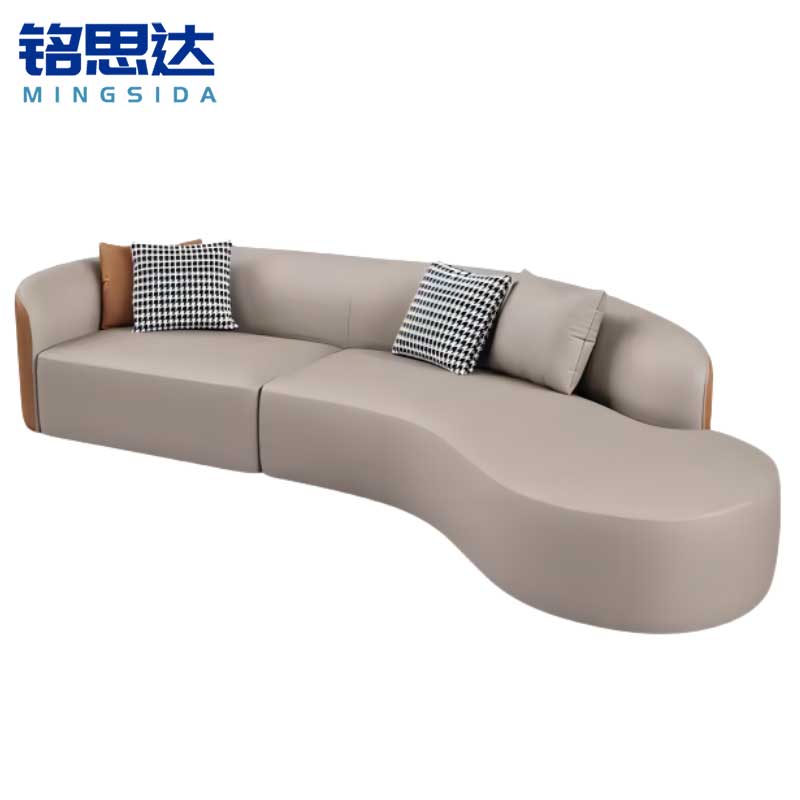 铭思达洽谈沙发一体220cm张高清大图