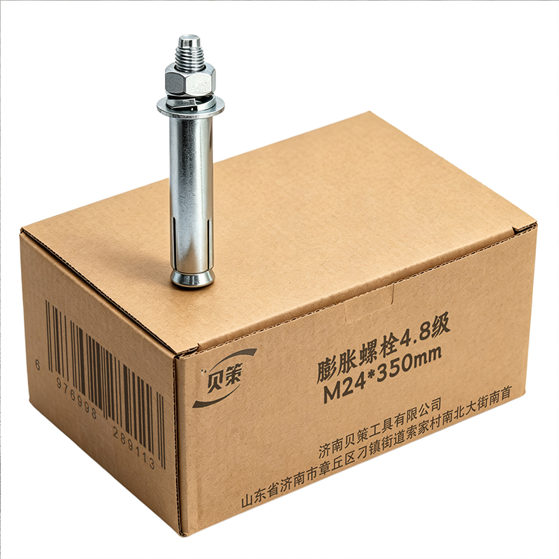 贝策 膨胀螺栓4.8级 M24*350mm 个高清大图