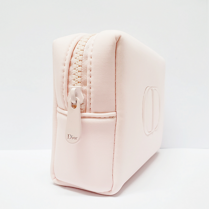 迪奥dior粉色方形化妆包专柜套装包