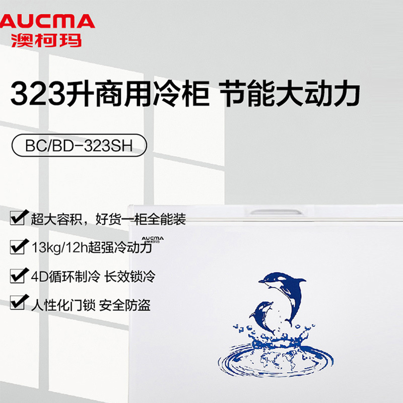 BC/BD-323SH澳柯玛卧式冷柜