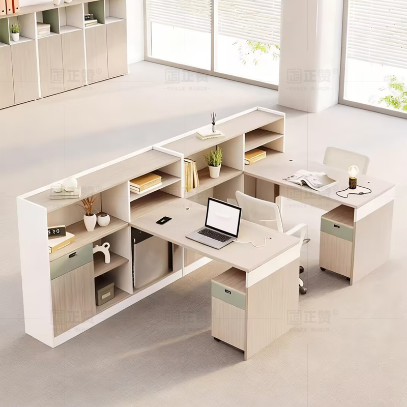 正赞 办公桌电脑桌屏风桌 1500*1400*1050mm高清大图