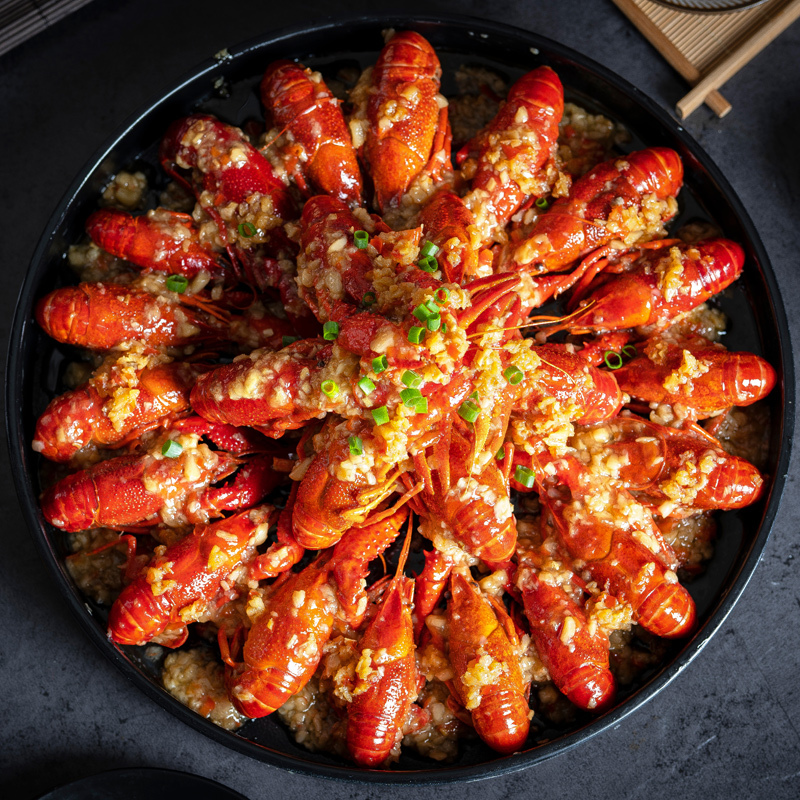 一品巷子盱眙蒜香小龙虾800g盒46钱只或68钱只共计2盒火锅食材河鲜