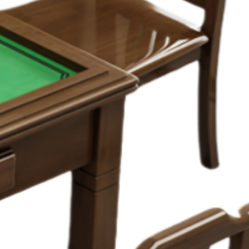 豫龙都 棋牌桌 一桌四椅 套高清大图