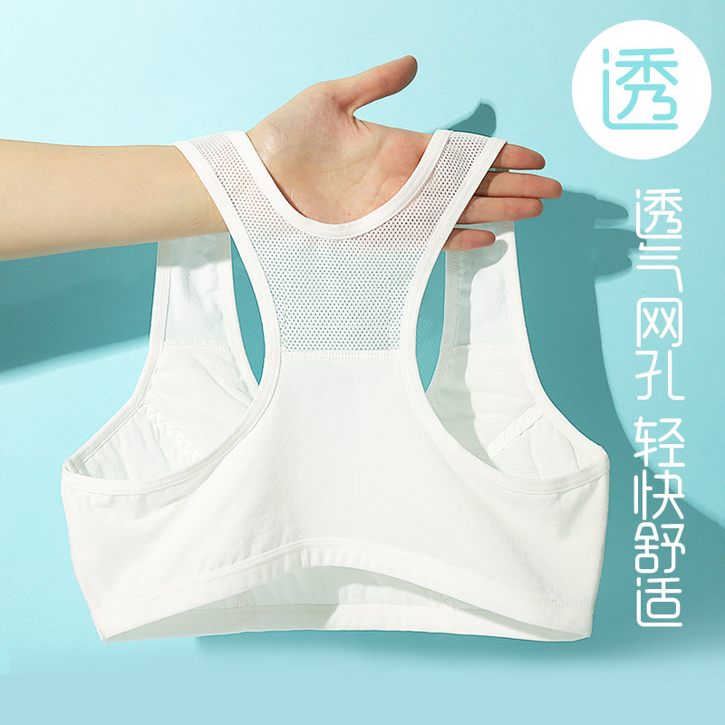 内衣学生初中高中少女青春发育期纯棉小背心抹胸吊带文胸罩