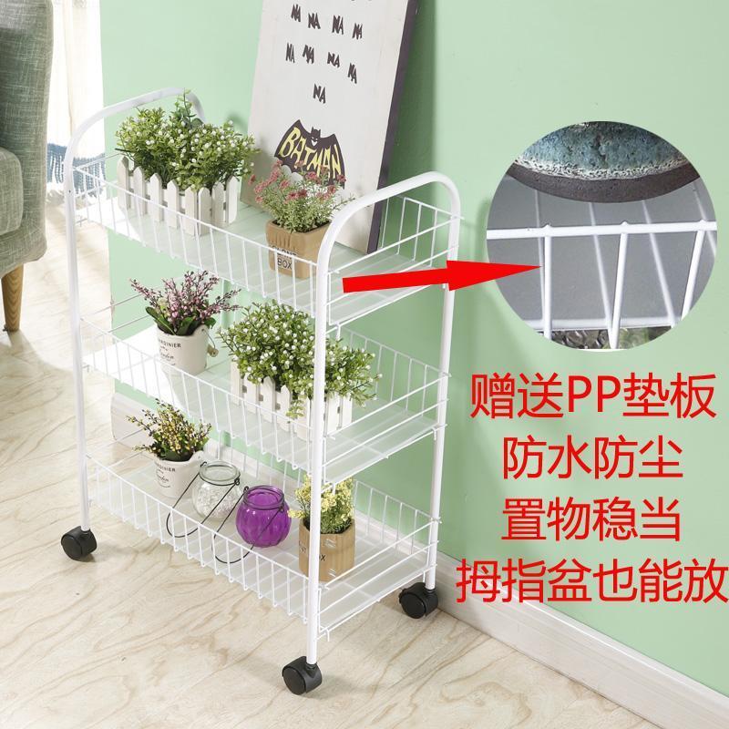 多肉花架客厅室内花架子多层特价多功能铁艺移动带轮花架置物架