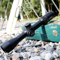 LEBO猎豹高端NK4-14x44SFIR前置测距分化瞄准镜高抗震高清晰军工拉伸锁定瞄准器