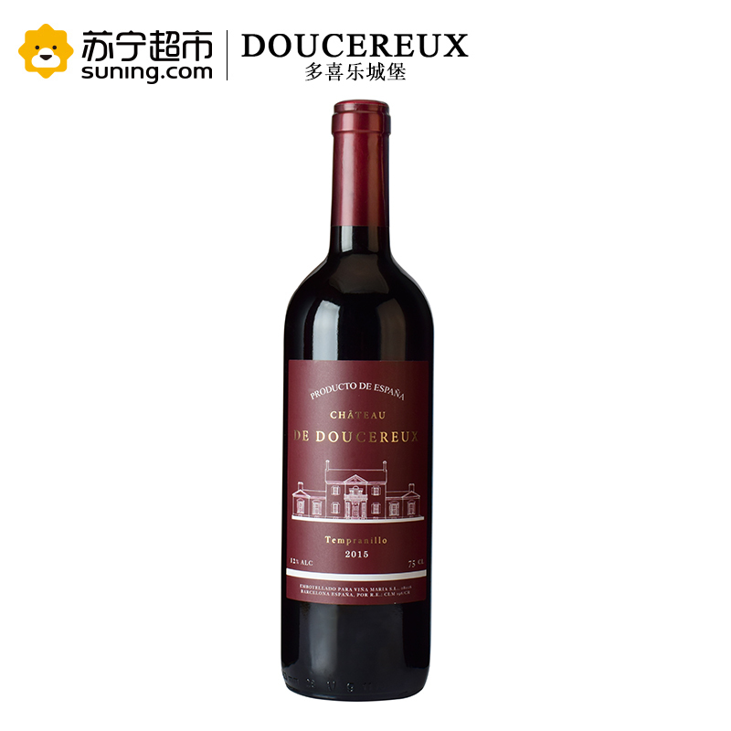 西班牙原瓶进口多喜乐城堡红葡萄酒750ml