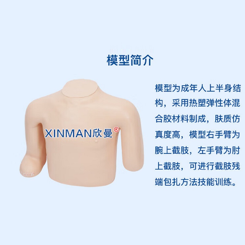 欣曼科教 高级高位包扎模型 上肢包扎操作训练模型XM-BZ02高清大图
