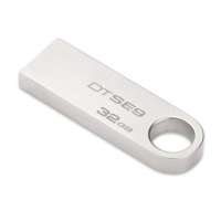 金士顿(Kingston)DT SE9H 32GB 金属U盘 迷你型车载U盘 银色亮薄