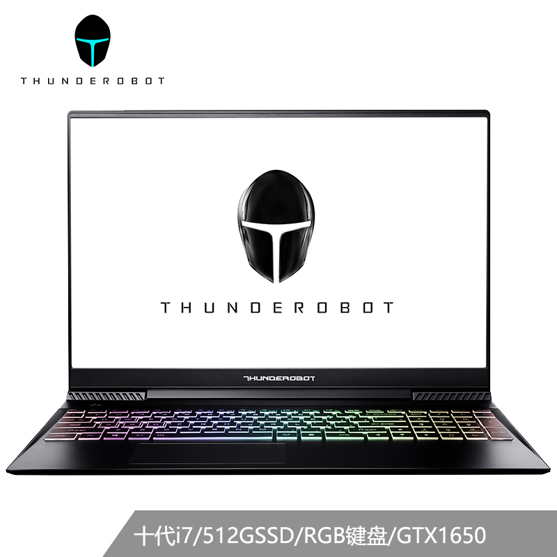 雷神(ThundeRobot) 911Air星战三代旗舰版(十代i7-10750H 16GB 512GB+1TB GTX1650/4G )15.6英寸轻薄本发烧游戏笔记本电脑定制版