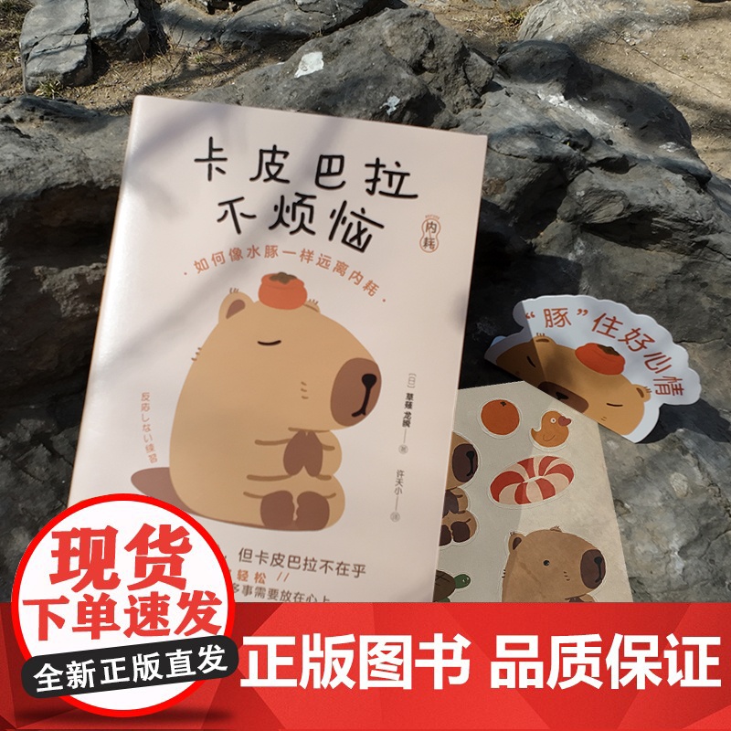 卡皮巴拉不烦恼 日 草薙龙瞬著 如何像水豚一样远离内耗 教你如何平稳心态 保持优雅 心灵与修养 江苏凤凰文艺出版社高清大图