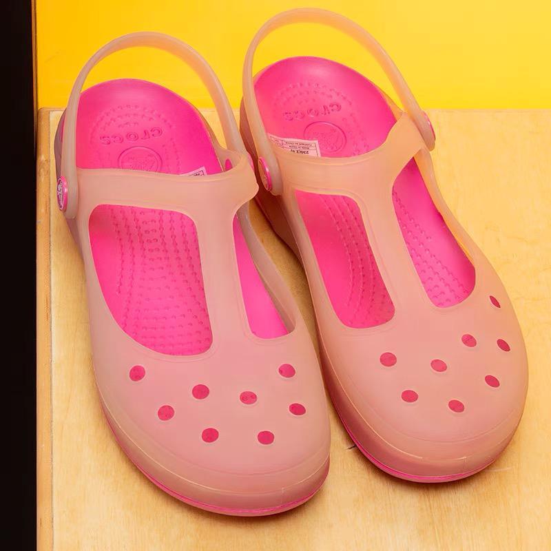 Crocs/卡骆驰女鞋2020新款厚底洞洞鞋轻便休闲沙滩鞋拖鞋防滑透气凉鞋11209