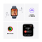 Apple Watch SE (GPS) 44 毫米 银色铝金属表壳 风暴蓝运动型表带 - S/M
