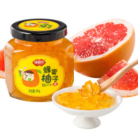 福事多蜂蜜柚子柠檬百香果茶240g*3瓶 泡水喝的饮品 冲饮热饮水果茶