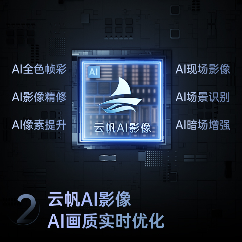 长虹欧宝丽55Z70H 内置分舱回音壁电视 双驱16晶MiniLED 云帆AI影像4K超高清平板液晶电视政府补贴