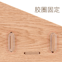 得力(deli)79250带笔筒文件框木质组合DIY收纳盒资料整理架办公文具格子单个装