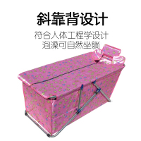 保温浴缸泡澡桶加厚加大洗澡药浴桶非充气木桶加长浴盆浅蓝色海洋世界壹德壹