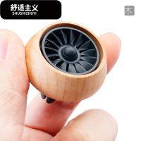 原木车载香水汽车空出风口夹车用香薰车内固体精油除异味摆件
