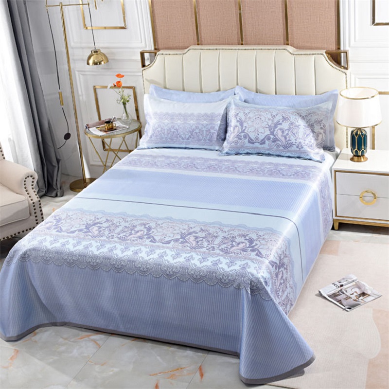 唐纳家纺 冰丝凉席三件套-夏日朦胧 230×250cm- TN-SSM23028高清大图