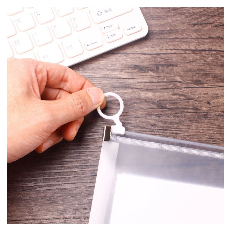 10个装a4加厚大容量透明塑料拉链袋文件袋学生文具试卷资料档案袋