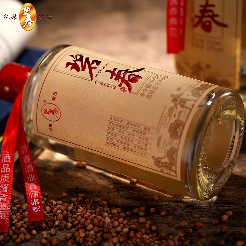 贵州碧春酒业18酱香型白酒坤沙老酒53度纯粮食陈酿窖藏酒收藏酒500ml精美卡盒装高清大图