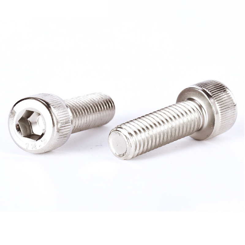 TONG 碳钢化学镀镍12.9级 内六角圆柱头螺钉 M8*12 GB/T70.1-2000 (单位:50个/件)