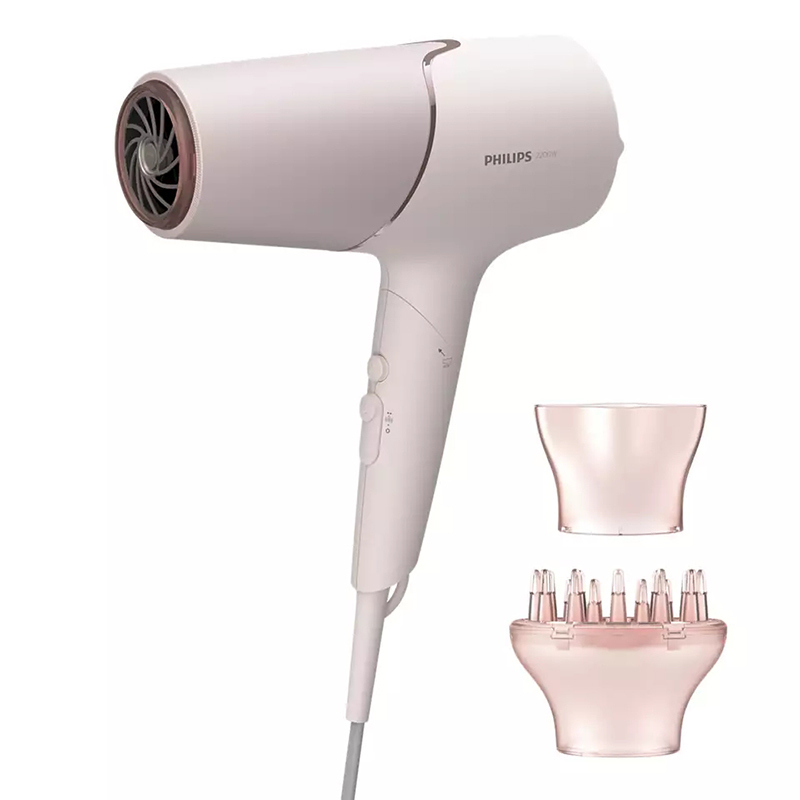 飞利浦(PHILIPS)防晒护发电吹风 矿物负离子护发专用大功率大风力家用吹风机BHD538/05 可折叠