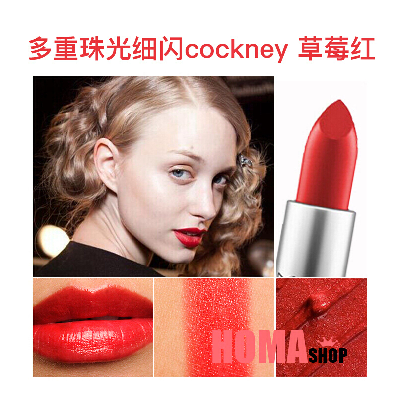 [满199减100]魅可(M.A.C) MAC魅可口红 显色丰润唇膏女士口红口红3g/支 Cockney草莓红