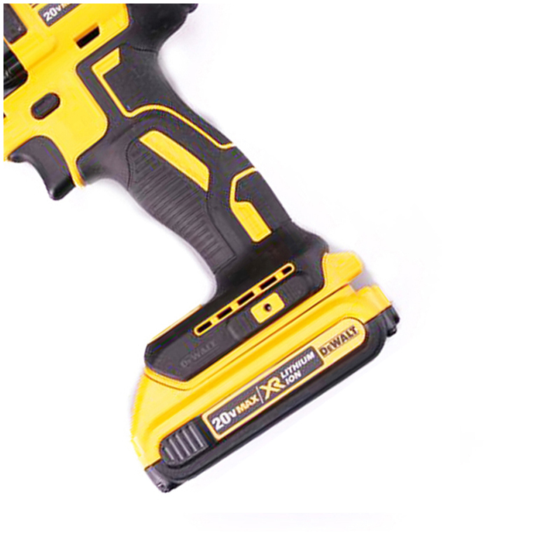 工具库 得伟DeWALT 18V锂电充电式无刷磁浮冲击钻 2x2.0Ah电池套装 DCD796