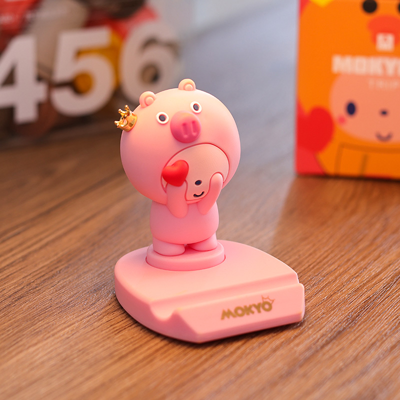 手机支架卡通可爱直播网红独角兽iphone1112手机架车载支架桌面参数