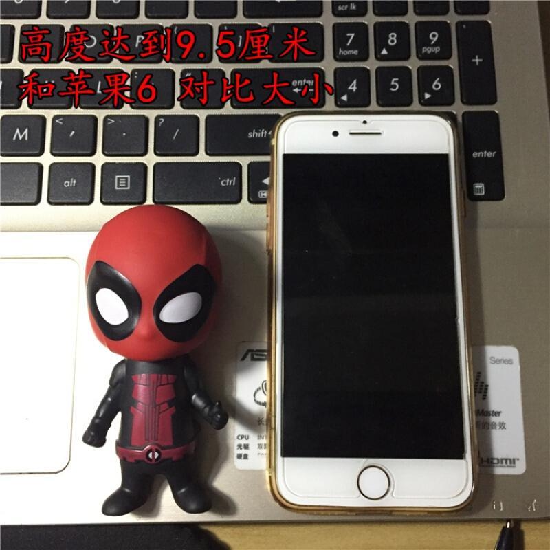 18新款3D真立体级英雄死侍公仔摆件冰箱贴磁贴吸铁石创意留言贴磁性帖死侍不要磁铁做公仔摆件/中