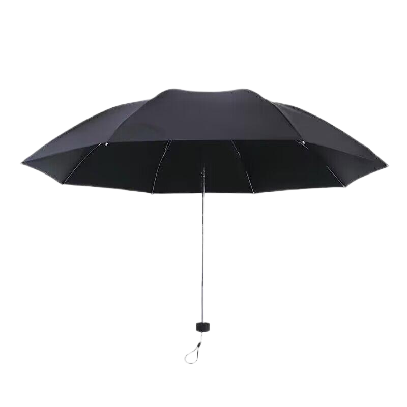 先互丁 黑色雨伞 112cm*8骨 把高清大图