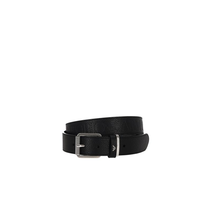 阿玛尼(EMPORIO ARMANI)男士搭扣腰带经典时尚牛皮设计耐磨舒适百