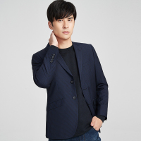 红豆相思鸟国民男装新款西装微弹休闲西服修身小西服男士正装外套上班结婚单西上衣